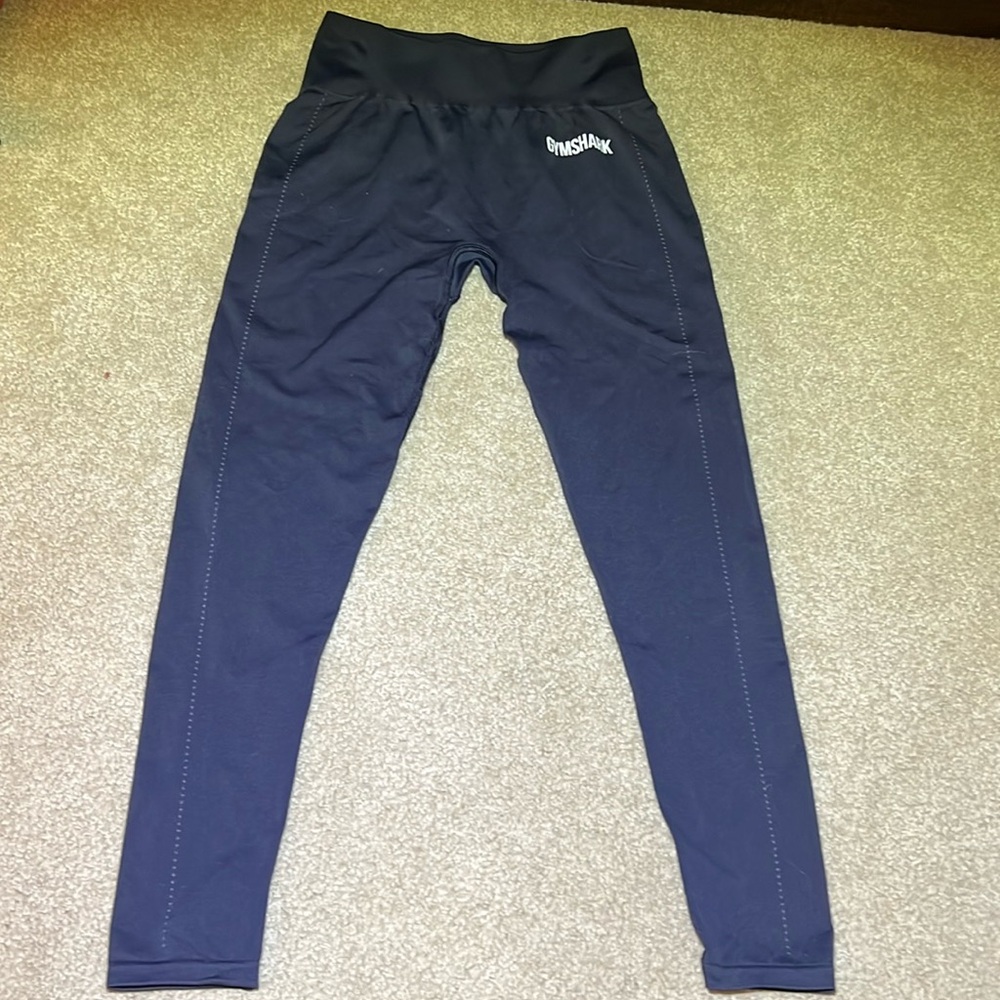 Gymshark leggings, size medium, and color black.